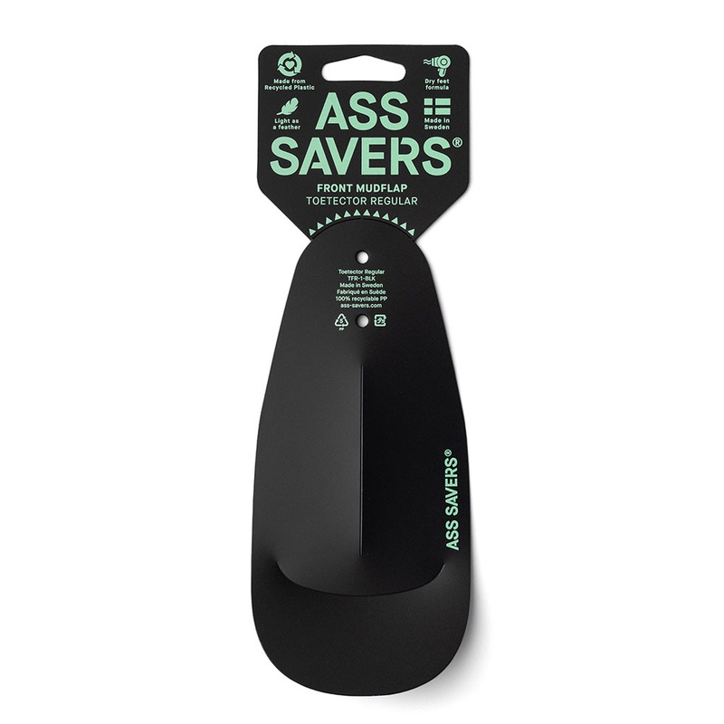 Ass Savers Toetector Mudguard Black Front