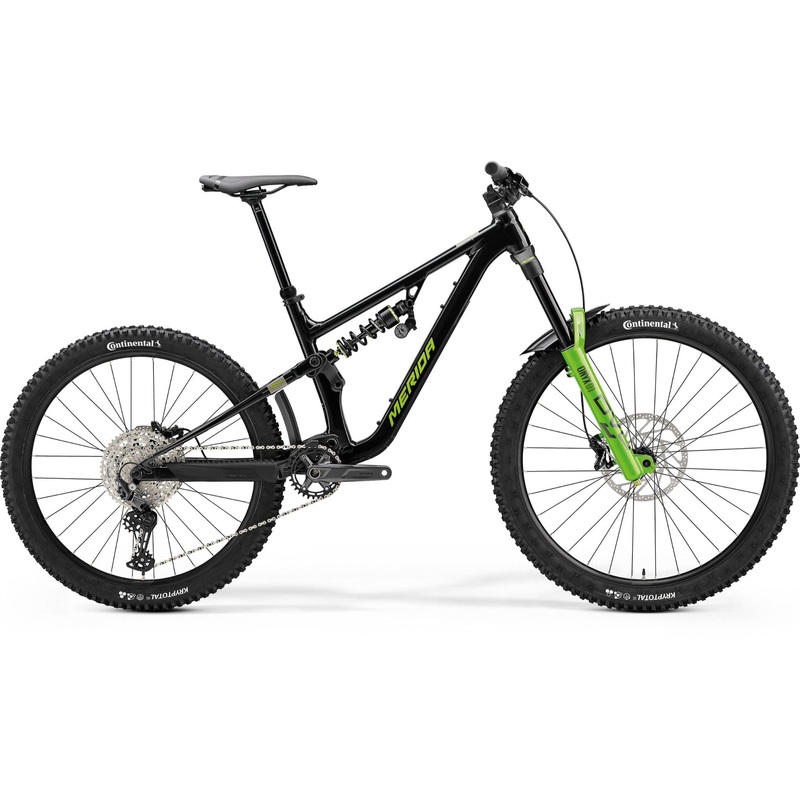 Merida One-Sixty FR 600 2024 Black/Grey/Green XShort
