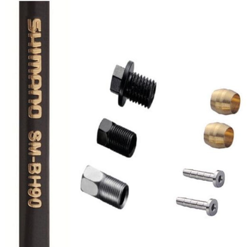 Shimano SM-BH90-JK Straight Connection Hose Rear 1700mm Black Black 1700mm