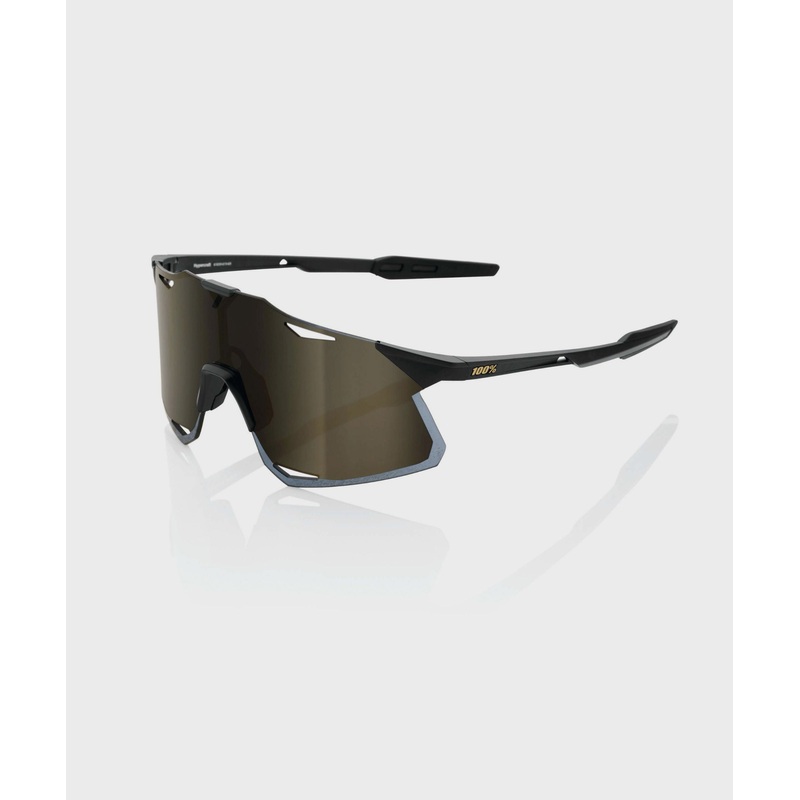 100% Hypercraft Glasses Matte Black / Soft Gold