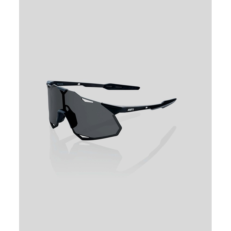 100% Hypercraft XS Glasses Matte Black / Smoke