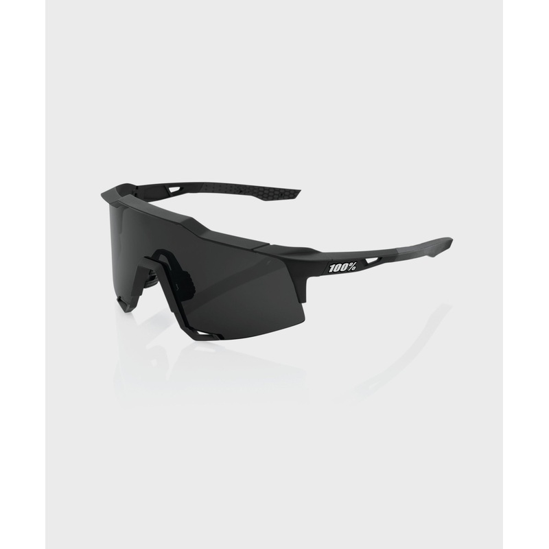 100% Speedcraft Glasses Soft Tact Black / Smoke