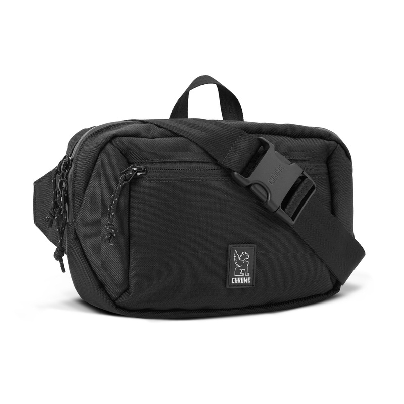 Chrome Ziptop Waistpack Black