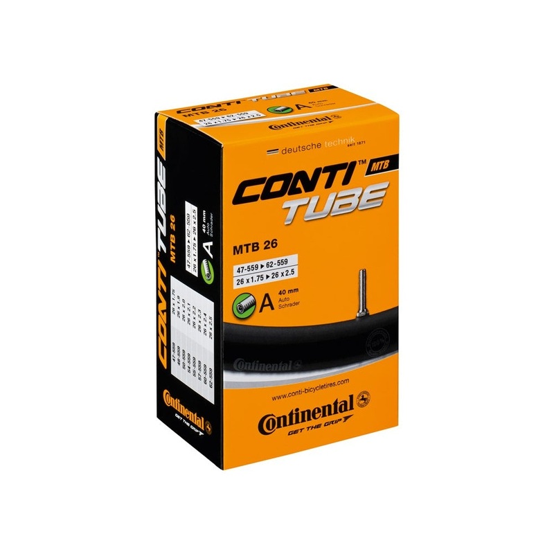Continental MTB Inner Tube 26x1.75-2.5 Schrader 26x1.75-2.5