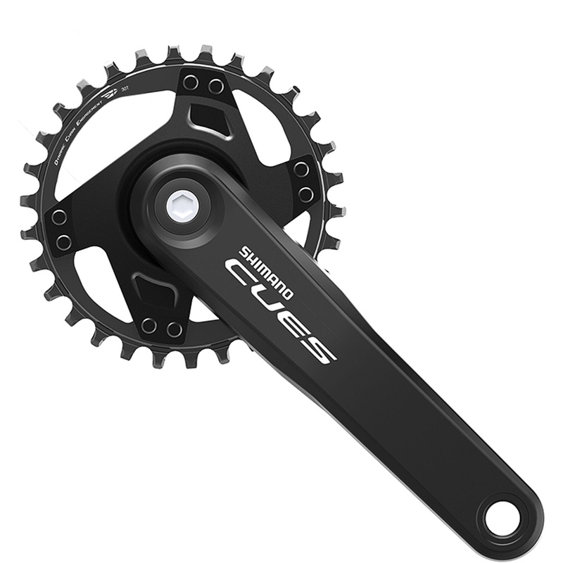 Shimano CUES FC-U4000 Single Chainset 9/10/11-Speed Black 30 teeth 170 mm