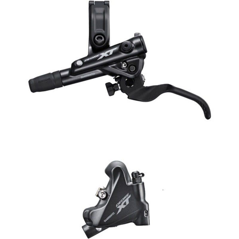 Shimano Deore XT BR-M8110/BL-M8100 XT Flat Mount Rear Disc Brake Black Rear