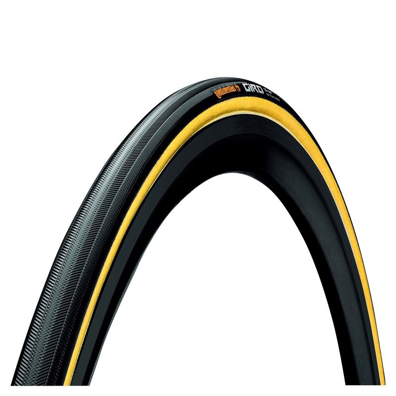 Continental Giro 28 x 22mm Black / Transparent Skin Tubular Tyre Black/Transparent 700c x 22