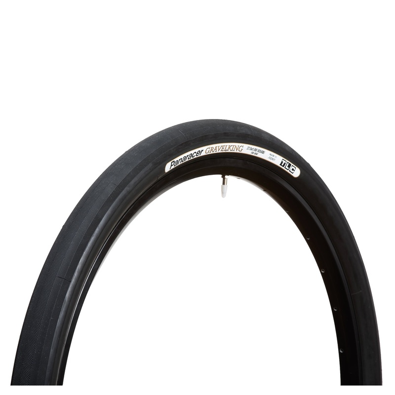 Panaracer GravelKing Slick TLC Folding Tyre Black/Black 27.5 x 1.75