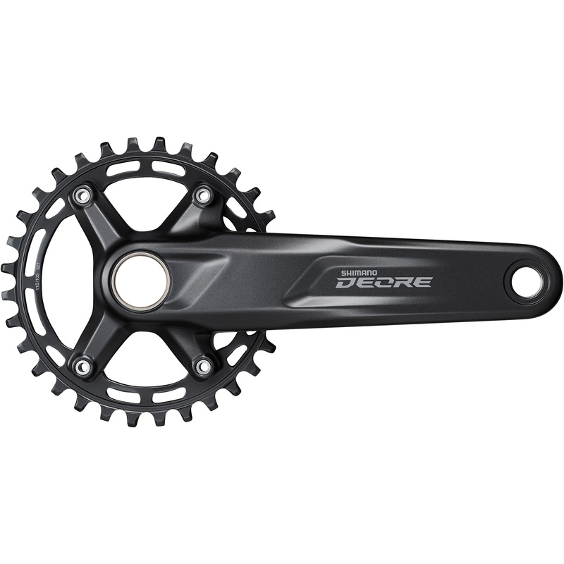 Shimano Deore FC-M5100 11 Speed Chainset Black 170mm - 30T 52mm Chainline