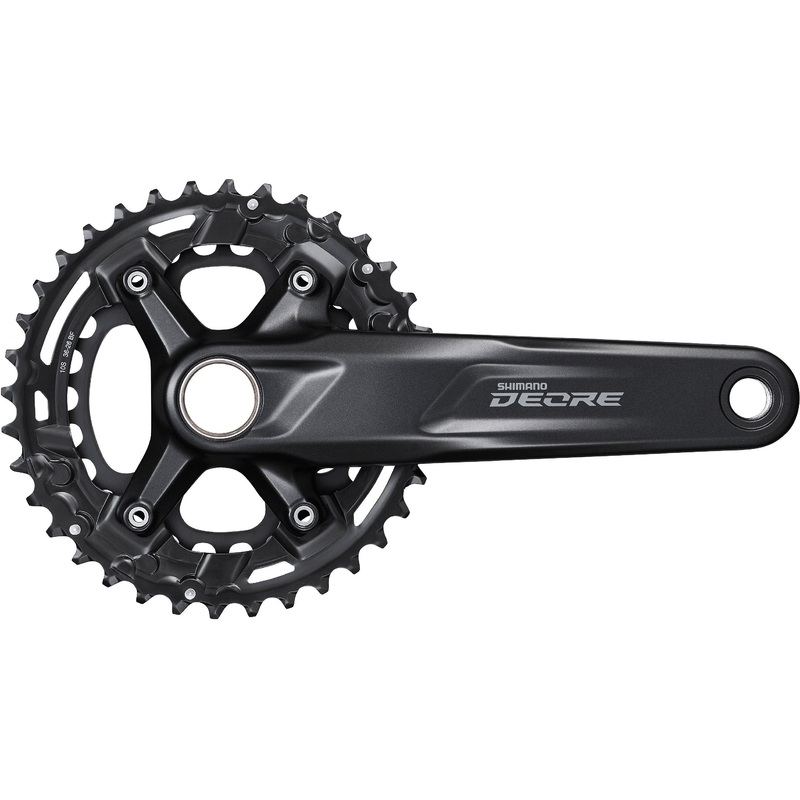 Shimano Deore FC-M5100 11 Speed Double Chainset Black 175mm - 36/26T 51.8mm Chainline