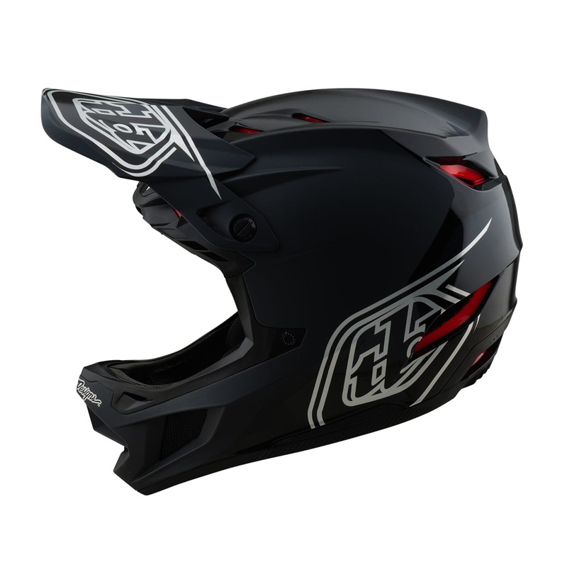 Troy Lee Designs D4 Polyacrylite Helmet Stealth Black XS