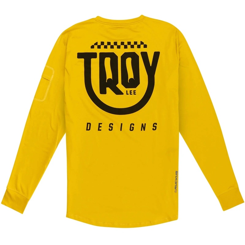 Troy Lee Designs Ruckus LS Ride Tee Eyez - Safron S