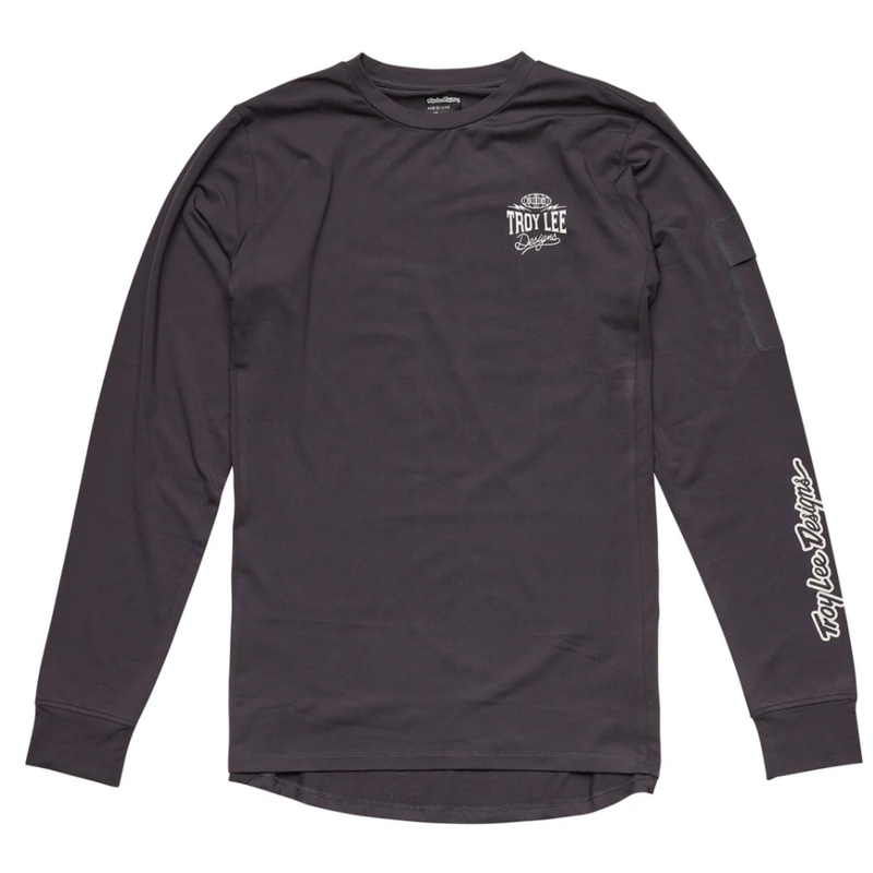 Troy Lee Designs Youth Ride Tee Bolts - Carbon L