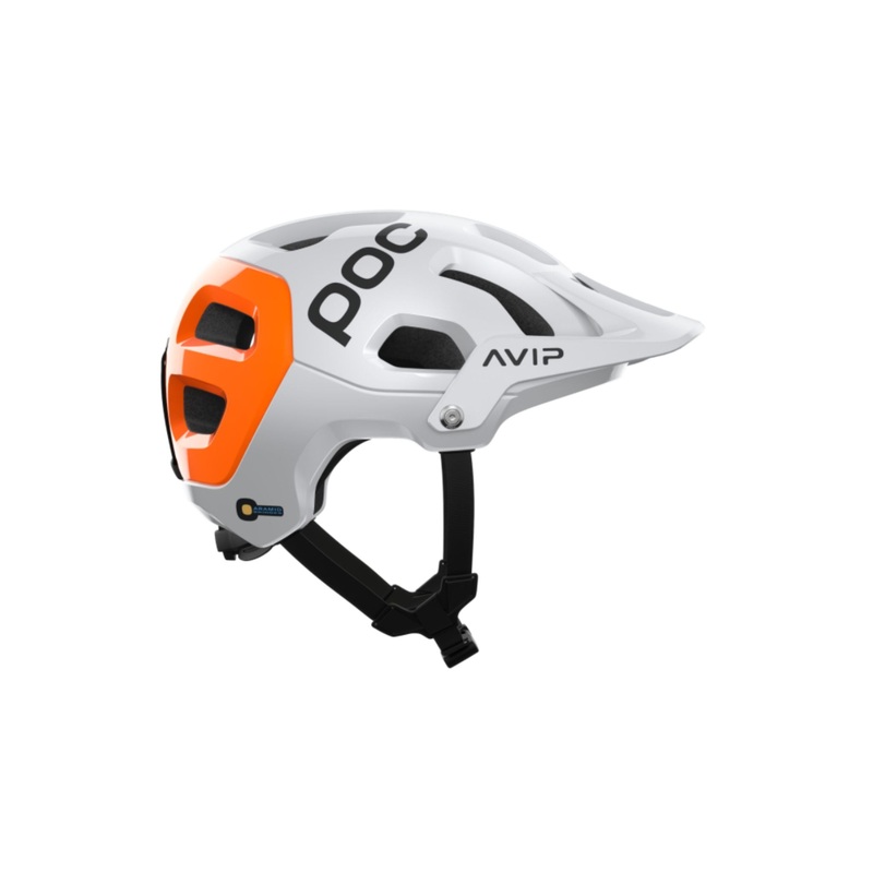POC Tectal Race MIPS NFC Helmet Hydrogen White/Fluorescent Orange AVIP S/51-54cm