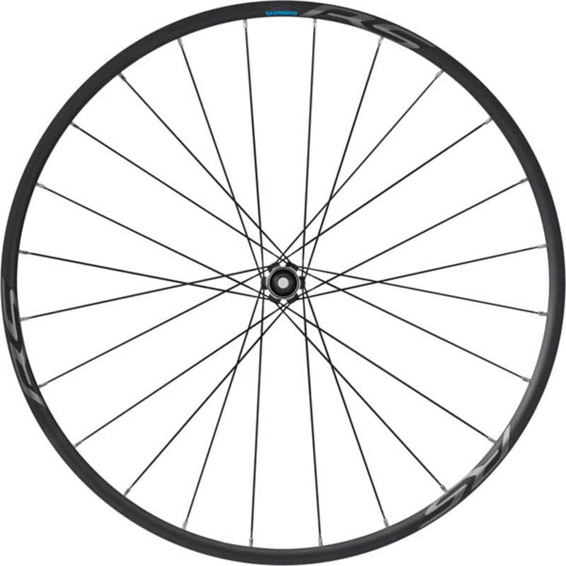 Shimano RS370 Tubeless Compatible Wheel Black Front 700C - Clincher 12 x 100 mm