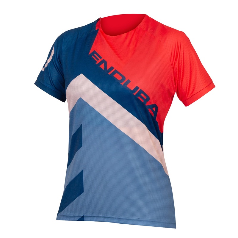 Endura Women's SingleTrack Print Tee LTD DeepTeal XS