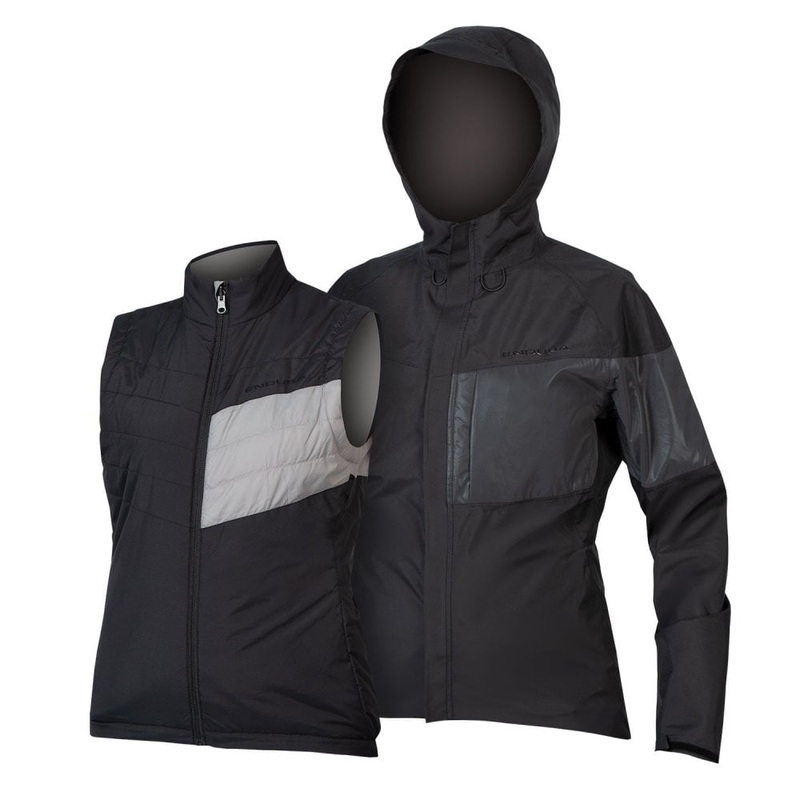 Endura Women's Urban Luminite 3 in 1 Jacket II Black XS