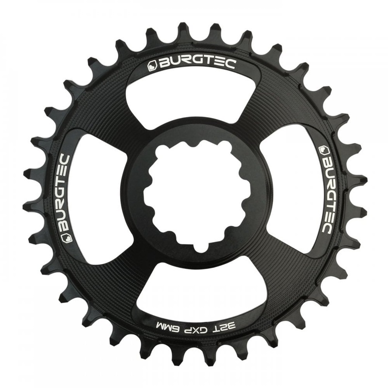 Burgtec Chainring - GXP 6mm Offset Thick Thin Burgtec Black 30T
