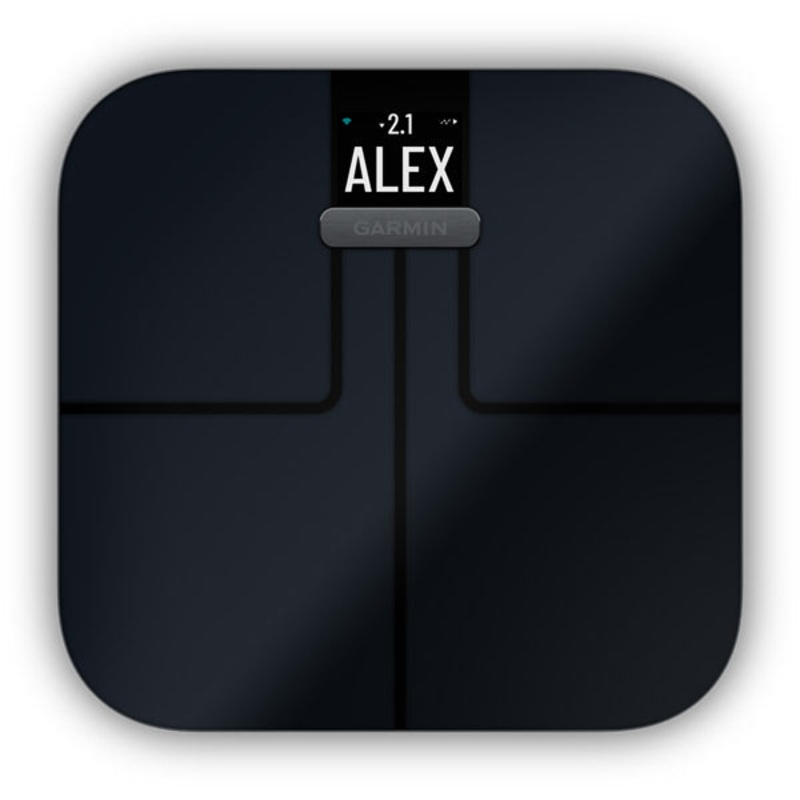 Garmin Index S2 Wifi Biometric Weighing Scales Black Uni-size