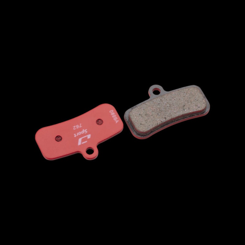 Jagwire Sport Semi-Metallic Disc Brake Pads - Shimano 4-Pot MTB Red