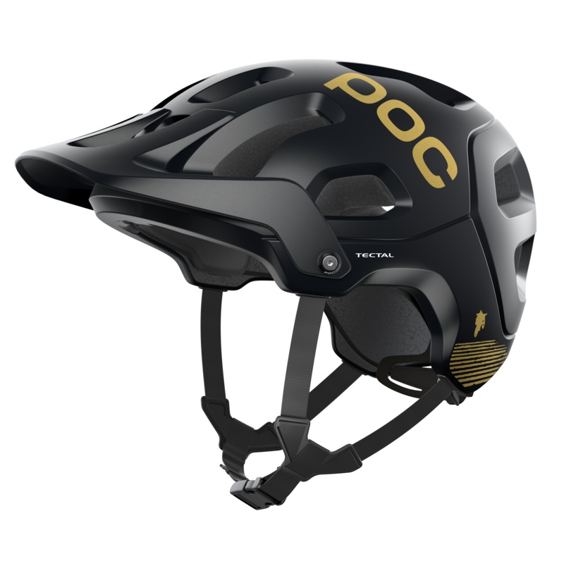 POC Tectal Fabio Edition MTB Helmet Uranium Black Matt/Gold S/51-54cm
