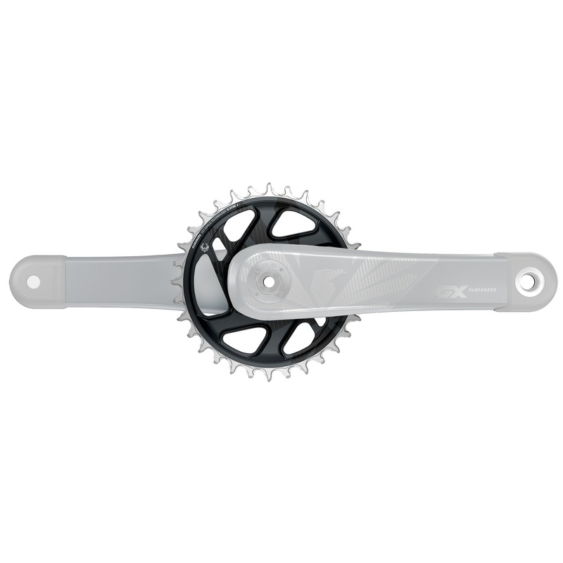 SRAM X-Sync 2 12-Speed Eagle Direct Mount Cold Forged Chainring Lunar Grey Lunar Grey 30T 3mm Offset Boost