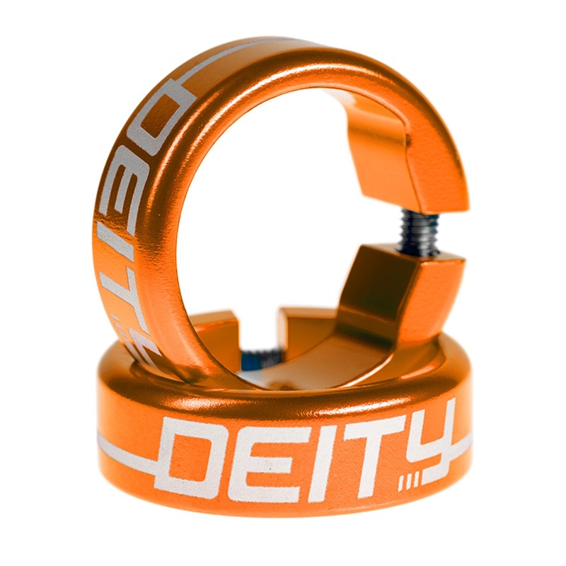 Deity Grip Clamps Red