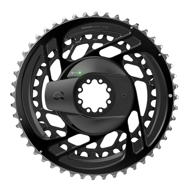 Force D2 Spider Power Meter & Chainrings Kit Black 46/33T