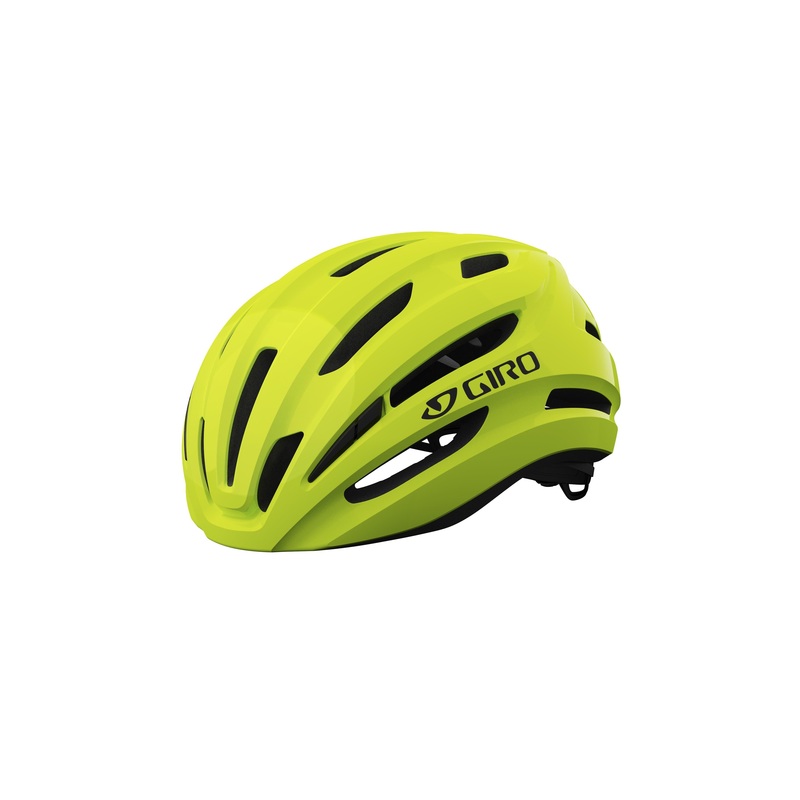 Giro Isode MIPS II Road Bike Helmet Gloss Highlight Yellow Black One Size 54-61cm