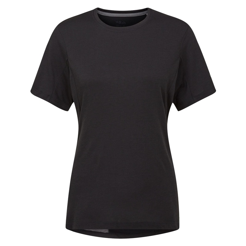 Rab Cinder Crimp Tee Womens Beluga Size 08