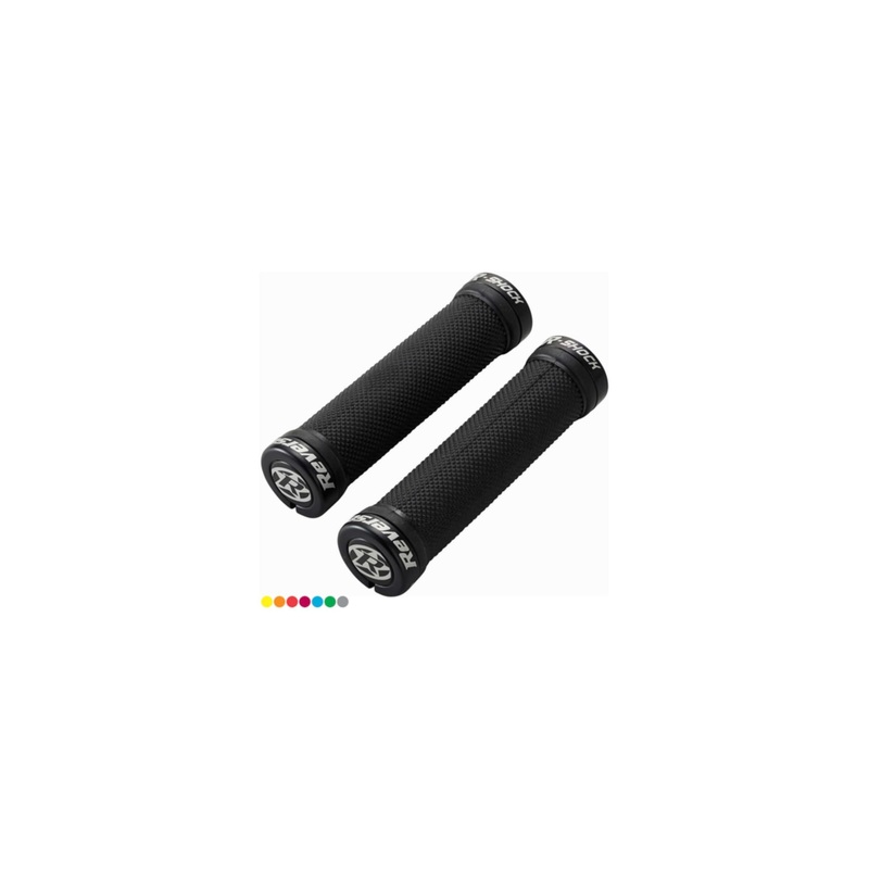 Reverse R-Shock Lock On Grips Black/Black 29mm Thick