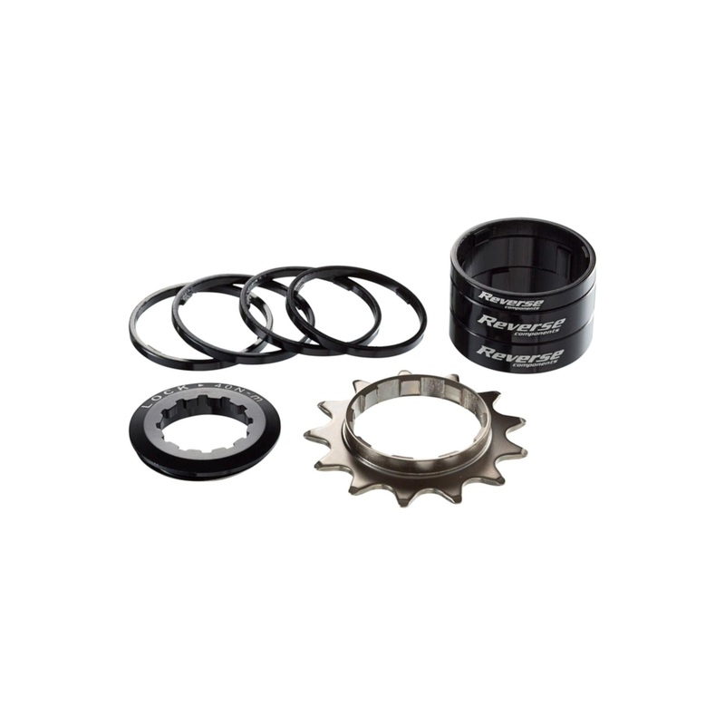 Reverse Single Speed Kit Shimano HG Black 13T