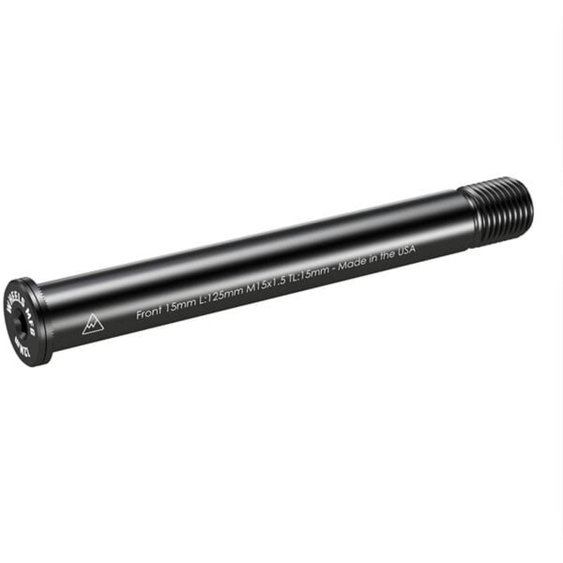 Wheels Manufacturing Replacement Front 15mm Thru-Axle Black 125mm M15 x 1.5mm x 15mm