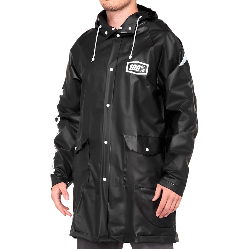 100% Torrent Mechanics Raincoat Black XL