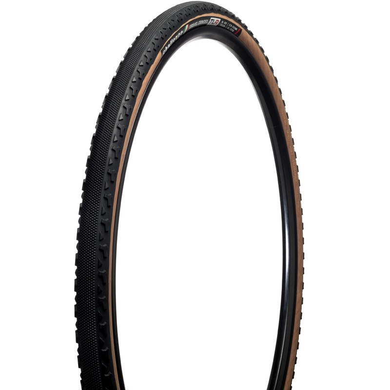 Challenge Gravel Grinder Race Vulcanised TLR 650b Tyre Brown 650x46