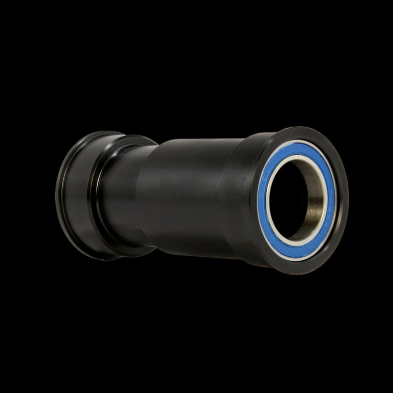 Enduro Bearings BB30 Press Fit Delrin Cup ABEC 3 Bottom Bracket 24mm Black 24mm ABEC 3