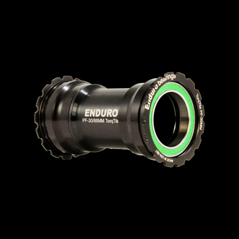 Enduro Bearings BB386 Torqtite Bottom Bracket DUB Black DUB 440C Stainless Steel