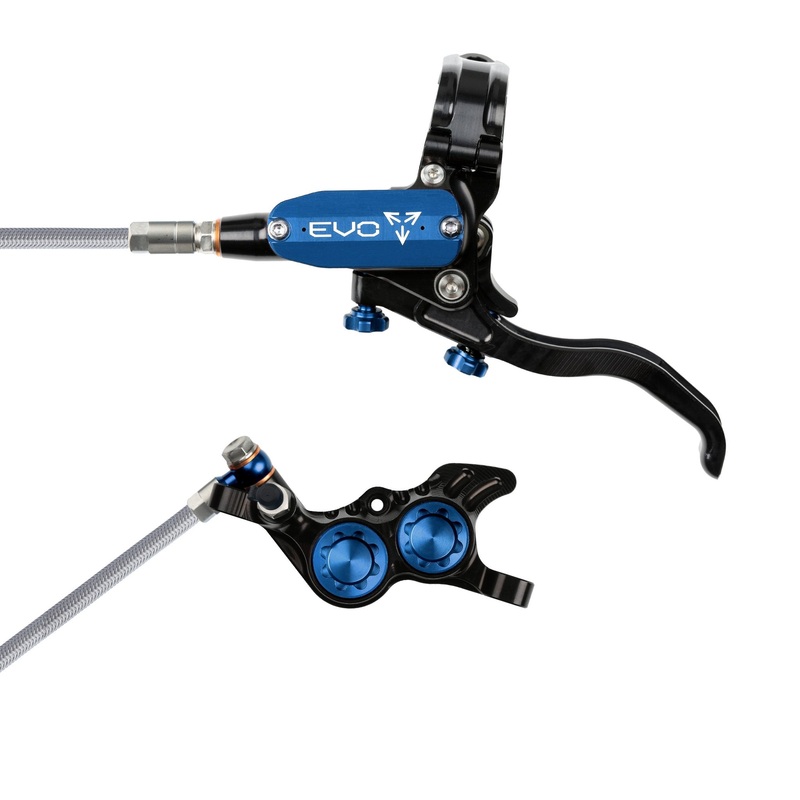 Hope EVO GR4 Disc Brake Black/Blue Left Hand Braided