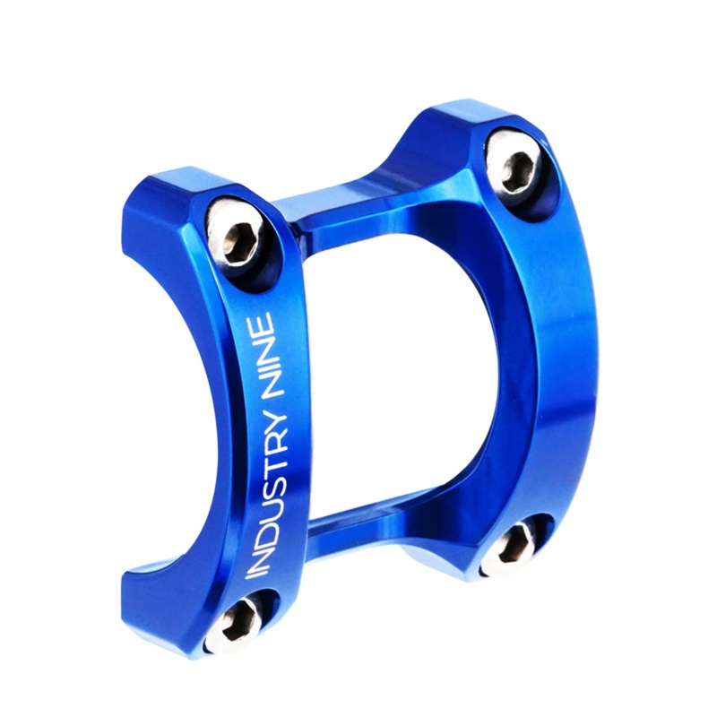 Industry Nine A318 Stem Faceplate Blue 31.8mm