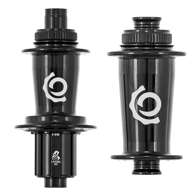 Industry Nine Hydra Classic 28h Center Lock Black Hubset Black 15x110 & 12x148 - 28H - HG
