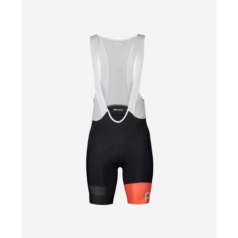 POC Essential Road VPDs Bib Shorts Uranium Black/Hydrogen White XS