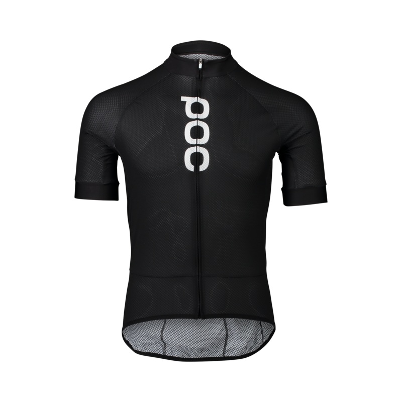 POC Men's Essential Road Logo Jersey Uranium Black/Hydrogen White XS