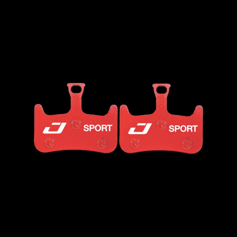 Jagwire Sport Semi-Metallic Disc Brake Pads - Hayes Dominion A2 Red