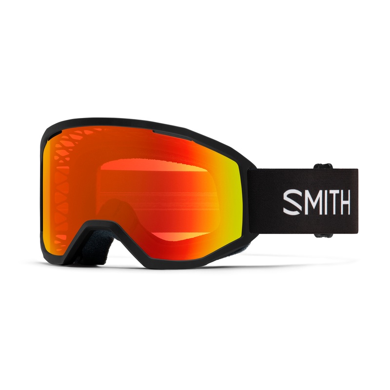 Smith Loam MTB Goggles Black Red Mirror AntiFog Clear AF