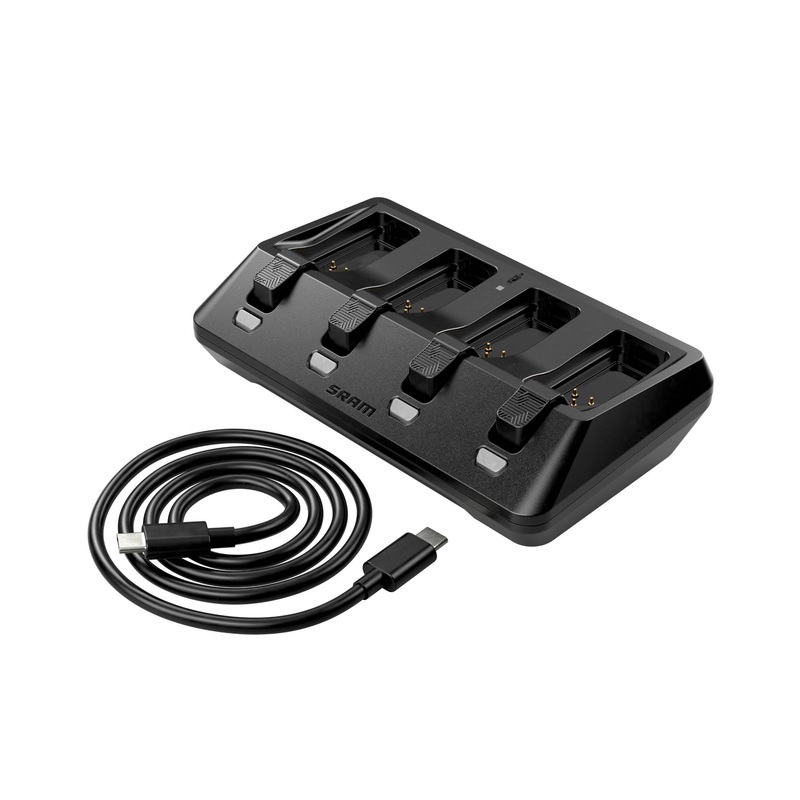 SRAM AXS 4-Port Battery Base Charger Black
