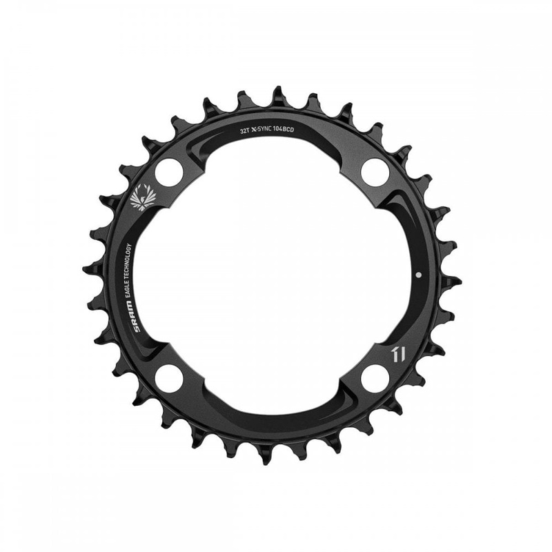 SRAM X-Sync 2 12-Speed Eagle 94 BCD Alloy E-MTB Chainring Black 32T