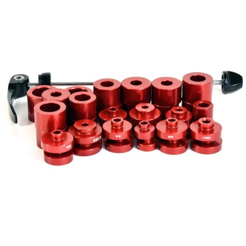 Wheels Manufacturing Hub Bearing Press Pro Kit Red One Size