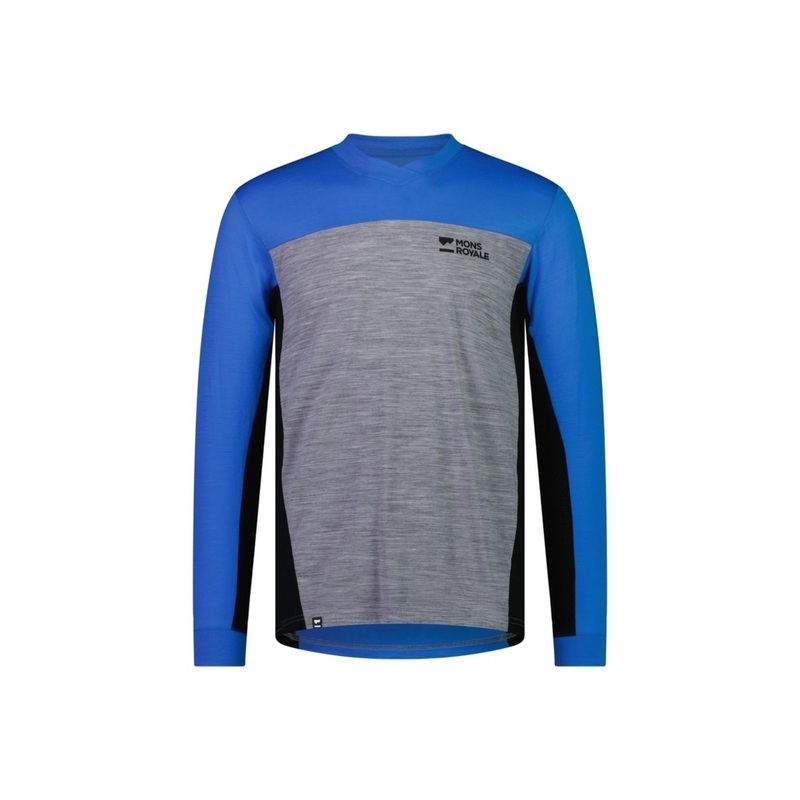 Mons Royale Redwood Enduro VLS Jersey - Blue Gravel Blue Gravel L