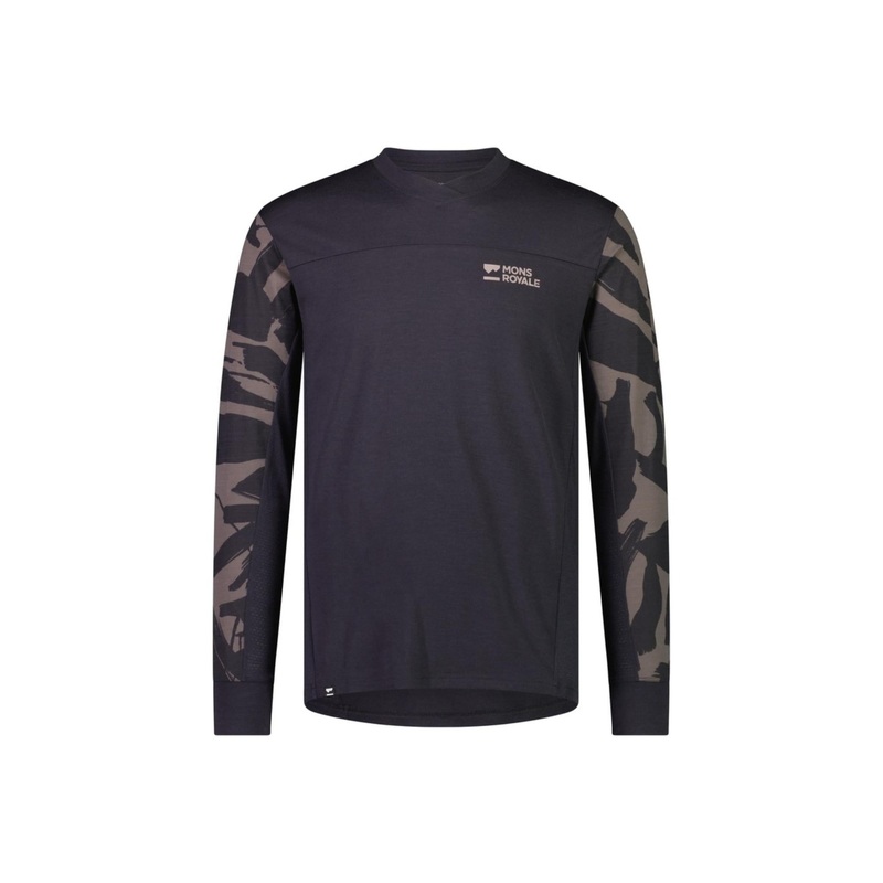 Mons Royale Redwood Enduro VLS Jersey - Shale / Fragments Shale / Fragments L