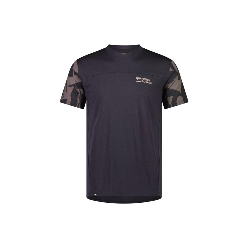Mons Royale Redwood Enduro VT Jersey - Shale / Fragments Shale / Fragments S